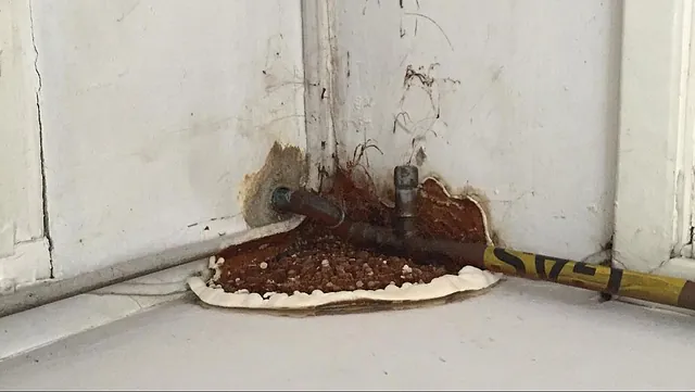 Some rising damp in one of our customers houses
