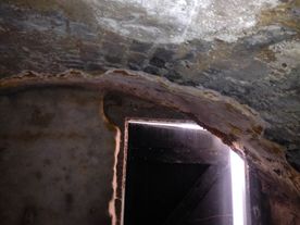 rotting water damage