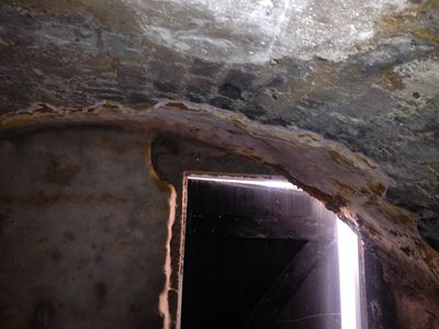rotting water damage