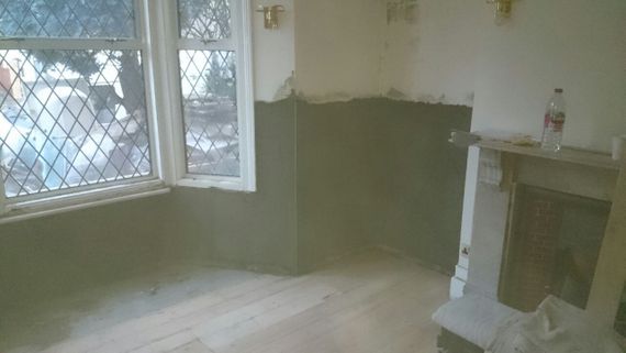 one of our customers homes we are treating for dry rot